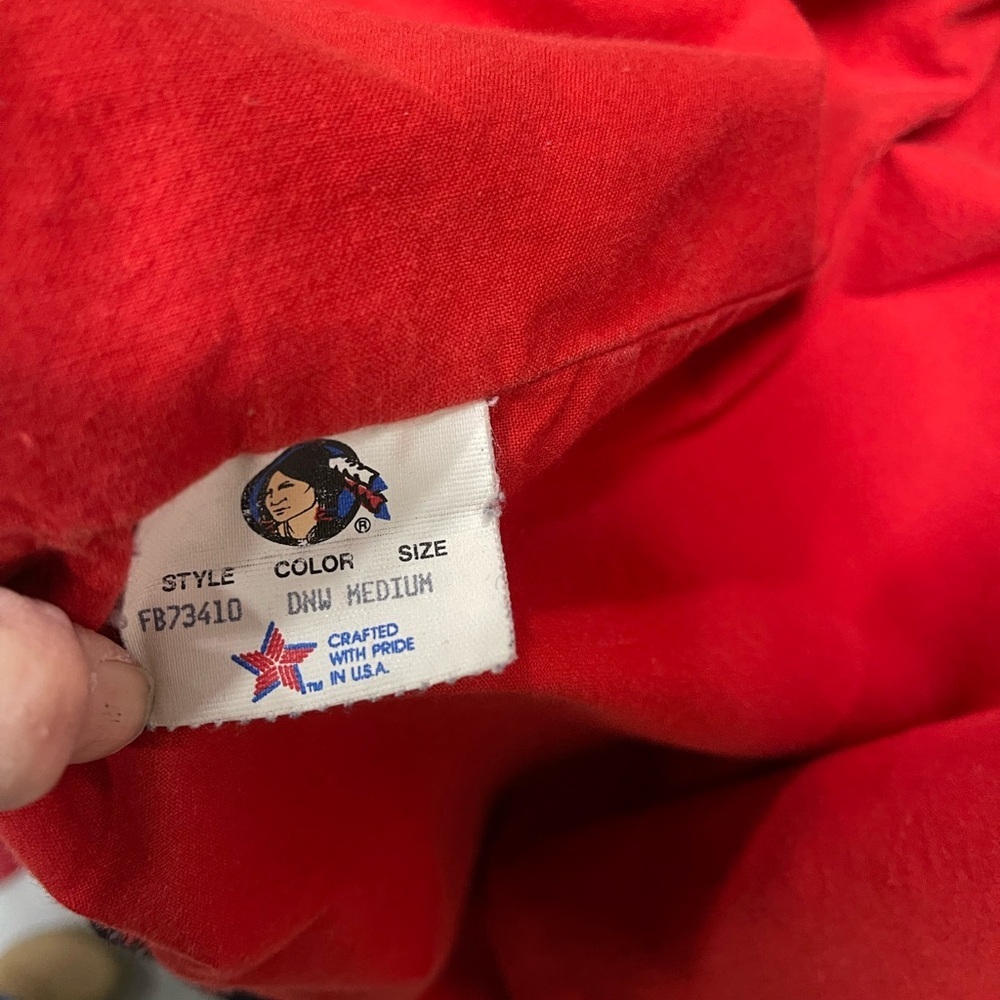 Vintage Cherokee Blue Denim Jacket with Red Interior - Picture 4 of 8